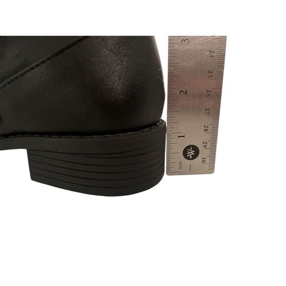 Forever Link Womens Round Toe Military Lace up Knit Ankle Cuff Low Heel Combat B - Picture 7 of 8